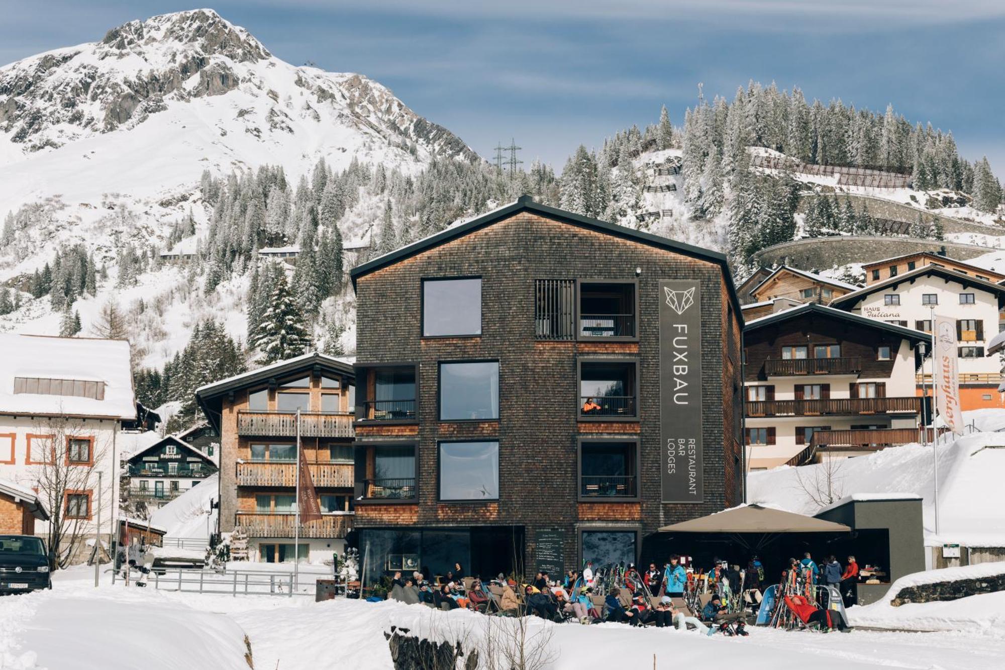 Fuxbau Appartement Stuben am Arlberg Buitenkant foto